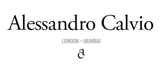 Alessandro Calvio - London • Mumbai